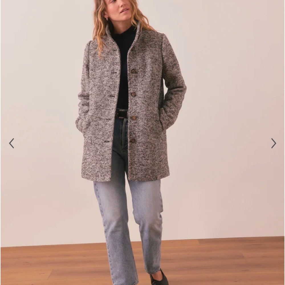 Women's Grey Tweed Coat